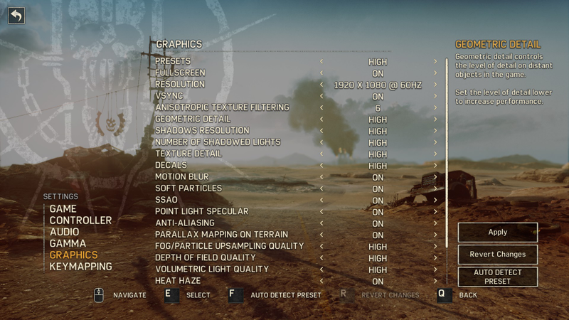 Illustration for article titled Mad Max’s PC Version Runs Really Well (So Far)